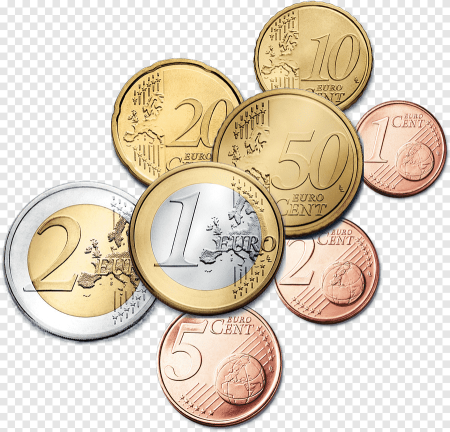 Монета 50 центов PNG