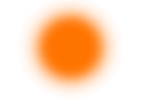 Оранжевый круг с размытыми краями
