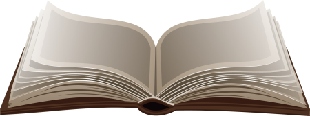 Книга на прозрачном фоне