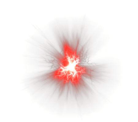 Красный блик без фона