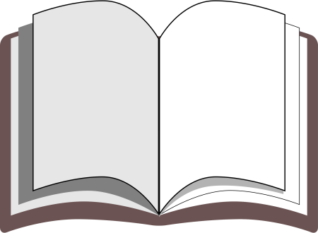 Волшебная книга на прозрачном фоне