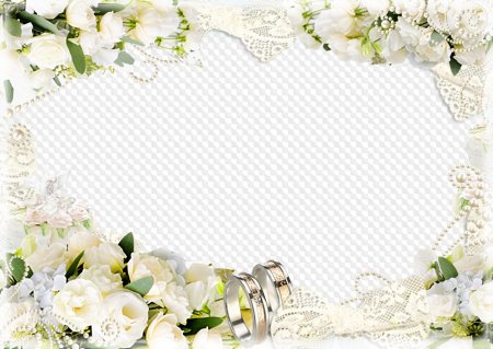 Свадебная рамка