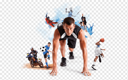Спорт на прозрачном фоне
