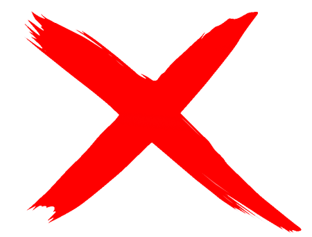 Красный крестик