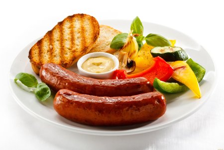 Вкусная еда на тарелке