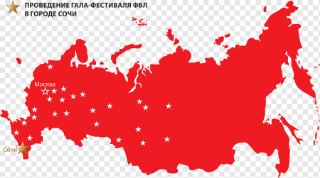 Карта России схематично