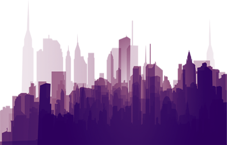 Силуэт города
