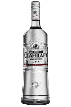 Бутылка водки без фона