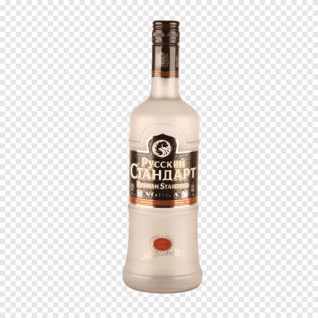 Водка на прозрачном фоне
