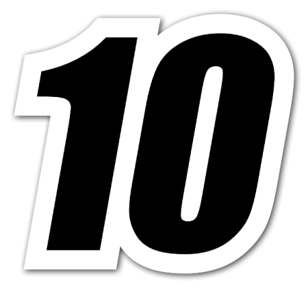 Цифра 10 крутая