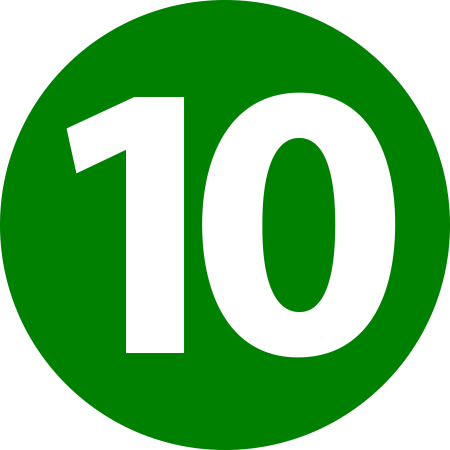 Значок 10