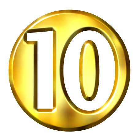 Красивая цифра 10