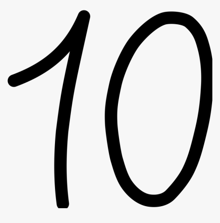 Красивая цифра 10