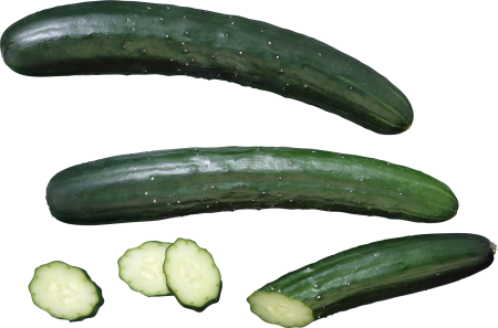 Корзинка с огурцами