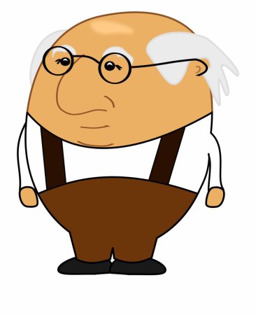 Стикер старик