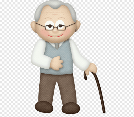 Дедушка мультяшка