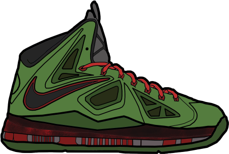 Nike Air Jordan Sneakers vector