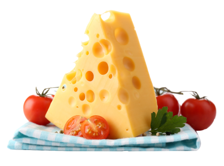 Сыры на белом фоне