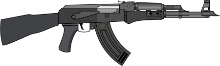 Автомат Калашникова АК-47 вектор