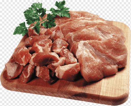 Мясо на белом фоне