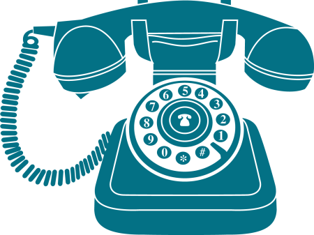 Значок стационарного телефона