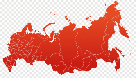 Карта России с флагом