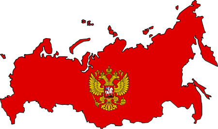 Флажок России на прозрачном фоне