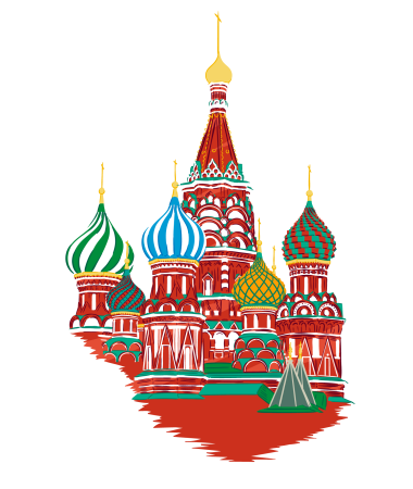 Символика России на прозрачном фоне