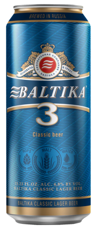 Пиво Балтика №7 5,4% 0,45л Экспортное ж/б