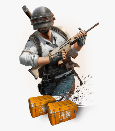 PUBG mobile на прозрачном фоне