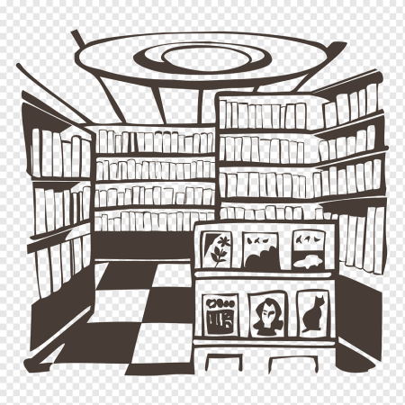 Книга на прозрачном фоне