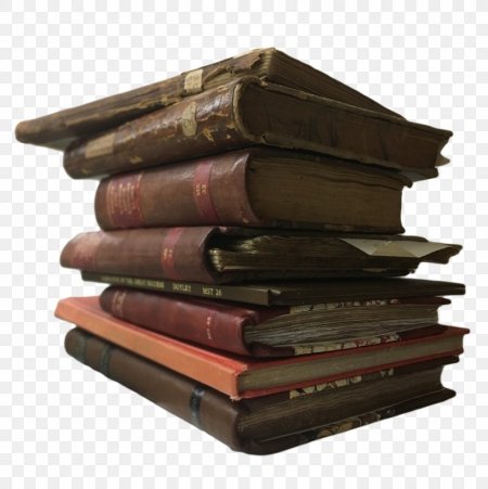 Книга на прозрачном фоне