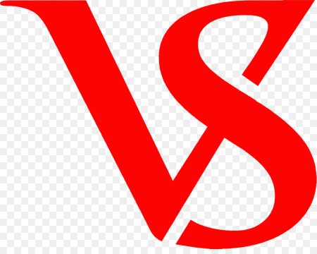 Знак против vs