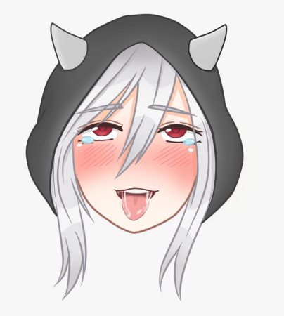 Ахегао рисунок