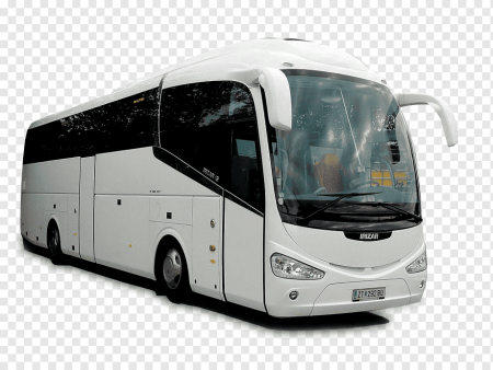 Автобус на белом фоне