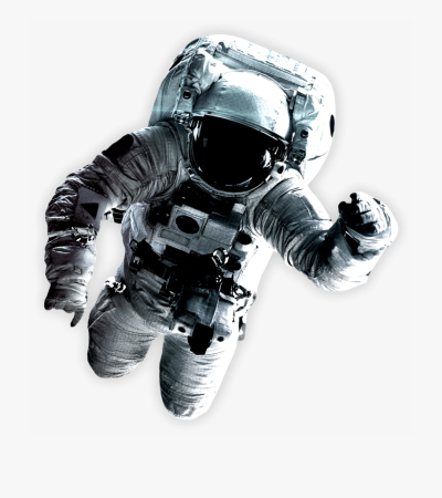 Космосонафт на прозрачном фоне
