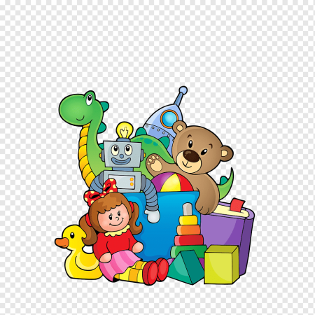Много игрушек