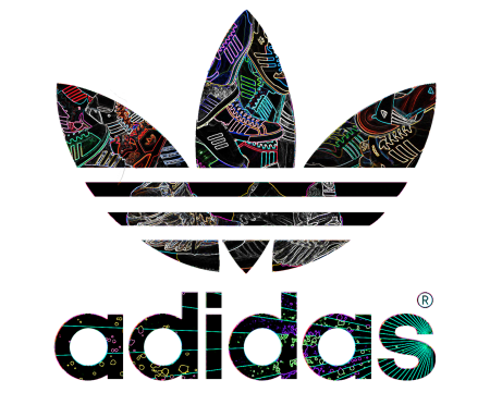 Adidas логотип 1990