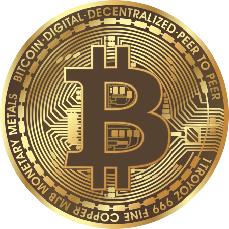 Значок биткоина