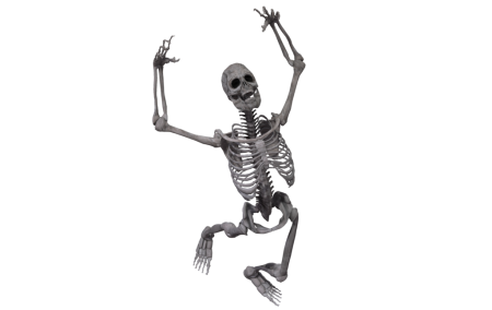 Ходячий скелет