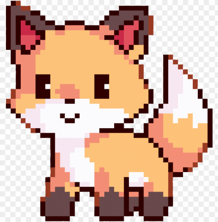 Cat with Donut Pixel Art