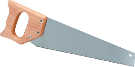 Ножовка на белом фоне