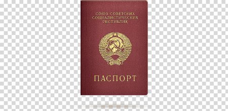 Паспорт на прозрачном фоне