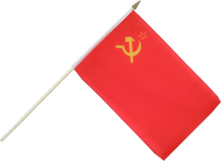 Флаг Китая на флагштоке
