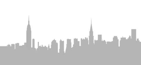 Очертания города на белом фоне