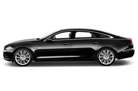 Jaguar XJ 2015 белом фоне