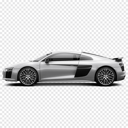 Audi белая сбоку