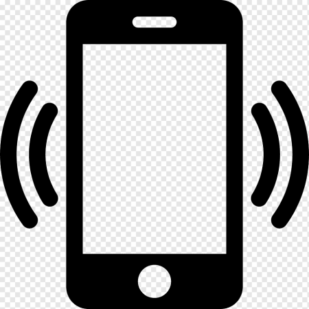 Смартфон на прозрачном фоне