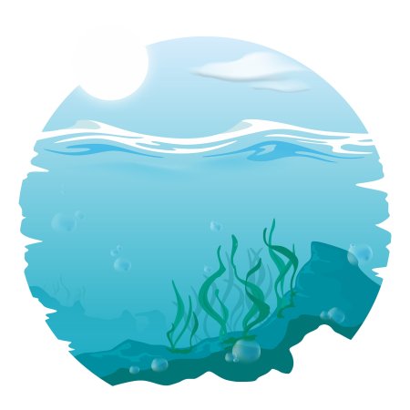 Вода мультяшная