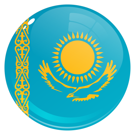 Флаг Казахстана иконка